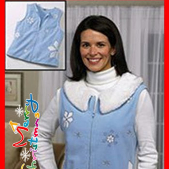 COLLECTIONS Jackets & Blazers - winter vest LETIT SNOW LET IT SNOW BUT KEEP WARM N